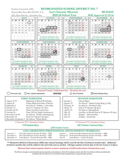 School Calendars - EduCounty