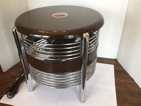 Antique Vintage Robbin & Myers Breeze-All Deluxe Hassock Fan Art Deco ...