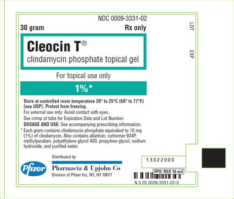 DailyMed - CLEOCIN T- clindamycin phosphate solution CLEOCIN T ...