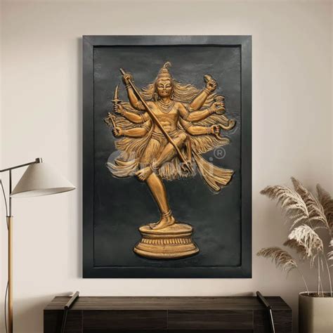 Buy 3X2 feet Lord Shiva (Mahakaal) 3D Relief Mural Wall Sculpture ...