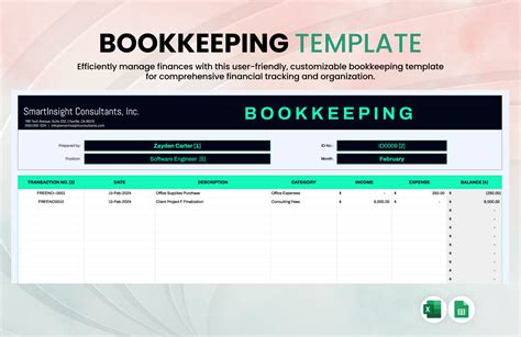 Excel Bookkeeping Templates Free Download Free Small Business