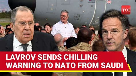 Putin Aide Lavrov Warns Britain Over Plan To Put NATO Boots On Ground ...