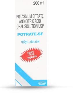 Potrate SF Oral Solution | Raspberry Flavour: Uses, Side Effects, Price ...