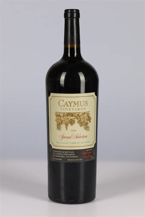1995 Cabernet Sauvignon Special Selection, Caymus Vineyards ...