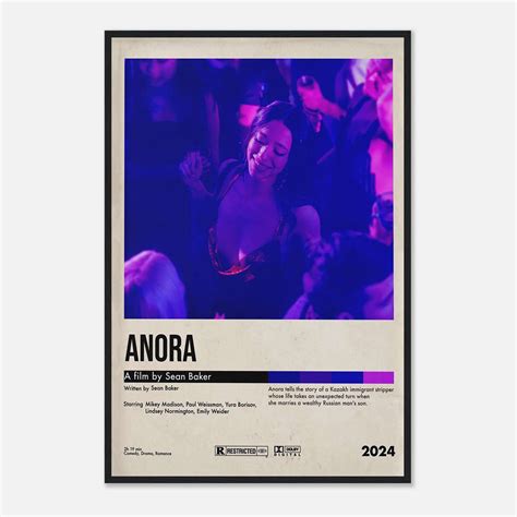 Anora Movie Poster, Film Poster, Full-Size Poster, Ready to Hang ...