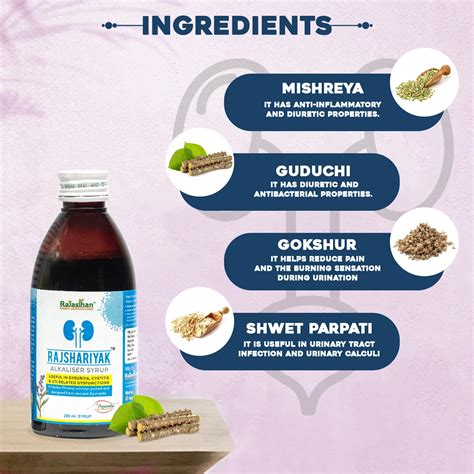 Rajshariyak Alkaliser Syrup – Ayurvedic UTI Syrup & Kidney Stone Herbal ...