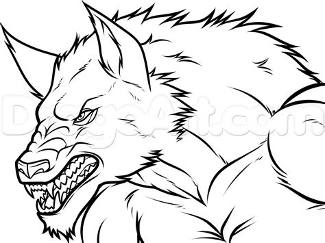 Werewolf Coloring Pages Printable - Printable Word Searches