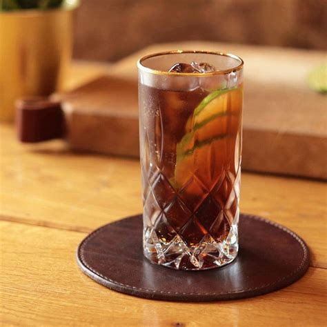 Nachtmann Noblesse Long Drink Glasses with Gold Rim 395ml, Set of 4 ...