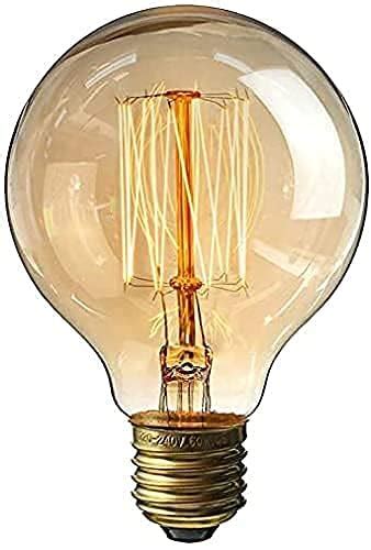 Buy AHUJA INTERNATIONAL Filament Round Bulb G95 40 Watt E27 TypeGlass ...