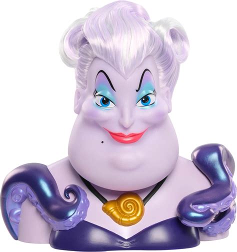 Disney Villains Fierce 'N Fun Ursula 10-inch Styling Head, 16-Pieces, Pretend Play, Officially ...