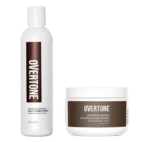 oVertone Haircare Espresso Brown Healthy Duo - India | Ubuy