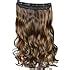 Pema Hair Extensions And Wigs Women's Highlight Clip in Wavy/Curly Hair ...