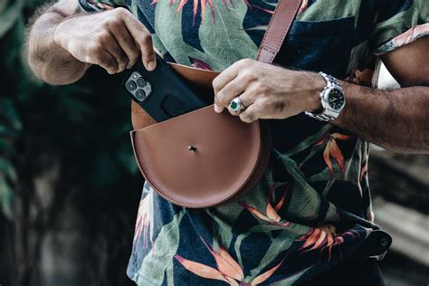 Albert Tusk | The Half-Moon Sling | Leather Travel / Leather Crossbody