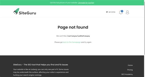 How to Use 404 Pages to Boost Your SEO - Business 2 Community