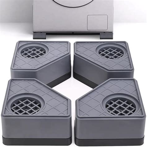 SHIKSHAPATRI 4Pcs Anti Vibration Pads for Washing Machine, Stops Washer ...