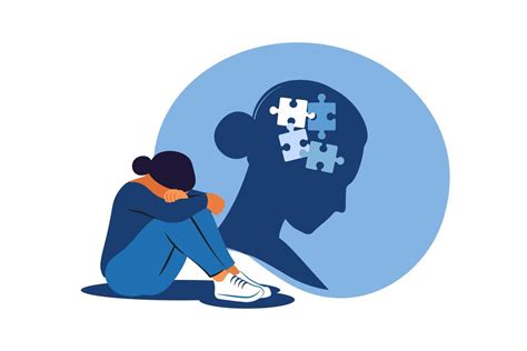 Depressed female sitting on the floor and holding their knees. Concept ...