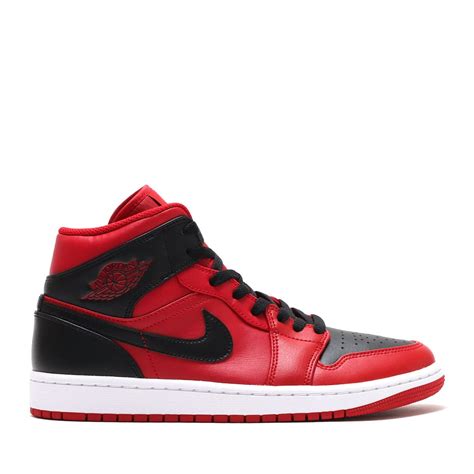JORDAN BRAND AIR JORDAN 1 MID GYM RED/BLACK-WHITE 22SU-I（ジョーダン ブランド エア ...