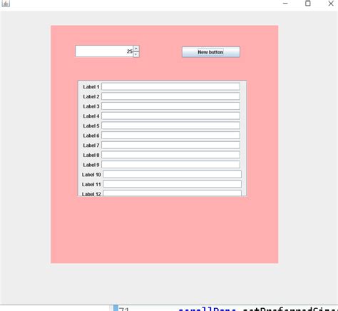 Java ScrollPane 的图像结果