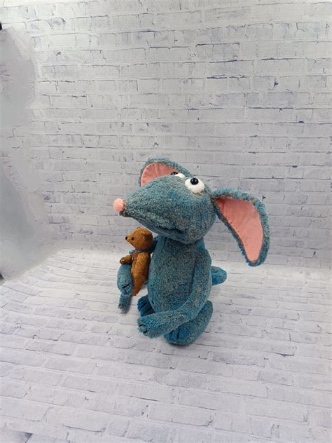 TUTTER Bear in the Big Blue House Blue Mouse Handmade Gift. - Etsy
