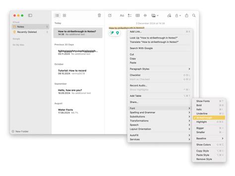 How to strikethrough on Mac (Strikethrough shortcut on Mac)
