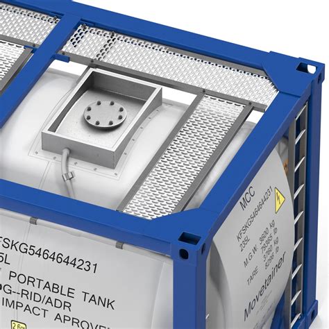3D ISO Tank Container model | 3D Molier International