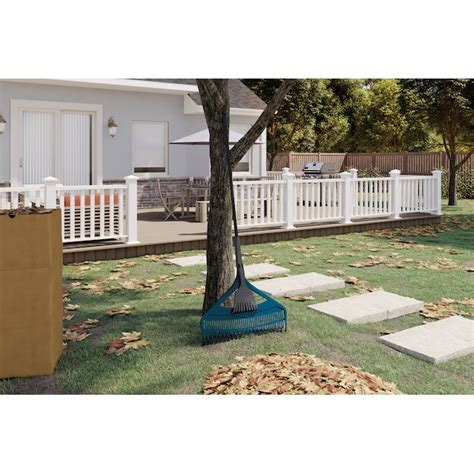 Suncast 26-in Poly Lawn and leaf rake with Steel core Handle in the ...