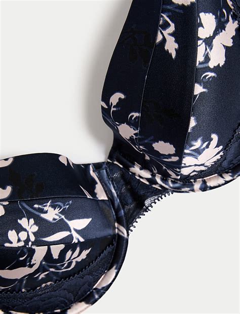 Buy Lantana Silk & Lace Wired Full Cup Bra (A-E) at Marks & Spencer