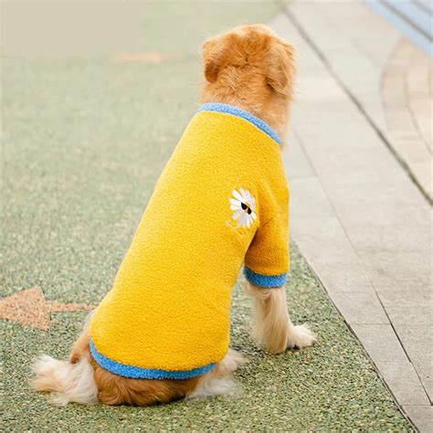 Yellow Polar Fleece Sweater (Large Breeds only)