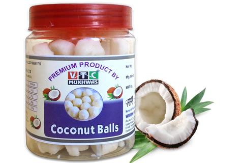 VTC MUKHWAS Pure Milk Coconut Laddu Coconut Ball 400gm Coconut Peda ...