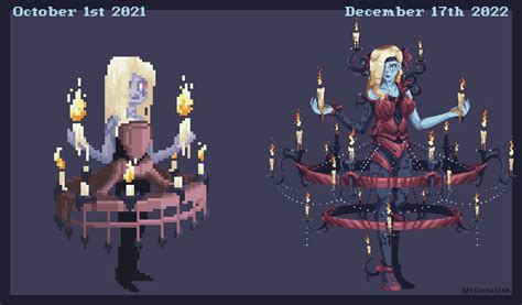 So I reworked one of my old character designs : r/PixelArt