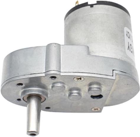 ROBOWAY 7-Type Full Metal Gearbox Gear Motor DC 3V-12V 16RPM-65RPM Slow ...