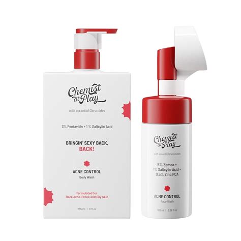 Chemist at Play 1% Salicylic Acid Body Wash + Face Wash, Helps Remove ...