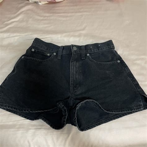 Super cute black short shorts from madewell - Depop