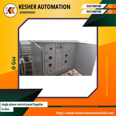Single Phase Control Panel Supplier In Goa - Kesher Automation