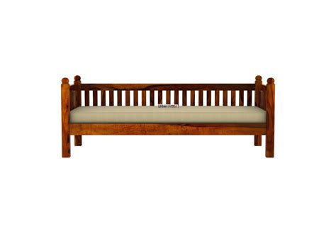 Diwan Bed: Buy Smelt Diwan Bed (Honey Finish) Online India : Urbanwood