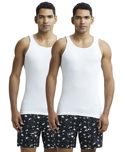 Jockey 8823 Men's Super Combed Cotton Rib Round Neck Sleeveless Vest ...