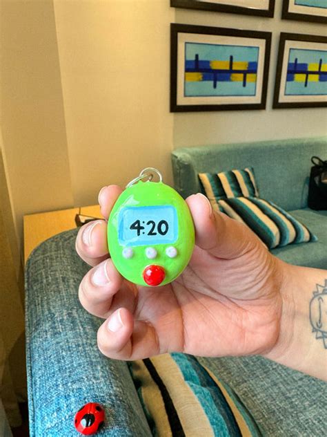Buy FlintStoned - Tama420 Tamagotchi Keychain Online On Slimjim India ...