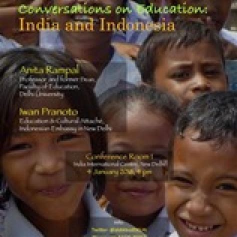 Conversations on Education: India and Indonesia | India International ...