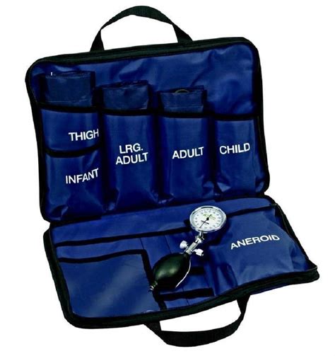 Amazon.com: LINE2design Blood Pressure Aneroid Kit System - EMS Emergency Portable Travel Size ...