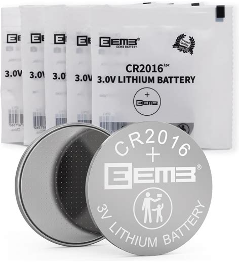 Amazon.com: Tenergy CR2016 Battery, CR2016 3V Lithium Battery Watches ...