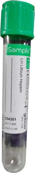Buy GREINER LITHIUM HEPARIN VIALS | PACK OF 100 VIALS Online & Get Upto ...
