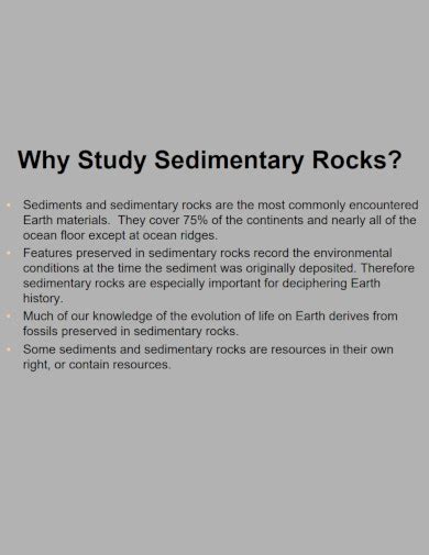 8+ Sedimentary Rocks Examples