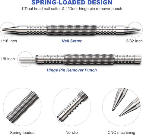 Spring Loaded Nail Set 的图像结果