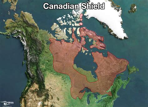 Canadian Shield Map