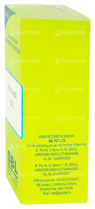 Sbl Bryonia Alba 200 C Dilution 30 Ml - Uses, Side Effects, Dosage ...