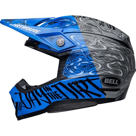 Bell Moto-10 Spherical Fasthouse Ditd Ltd Blue Helmet