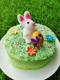 Image result for Easter Bunny Cut Out Cake