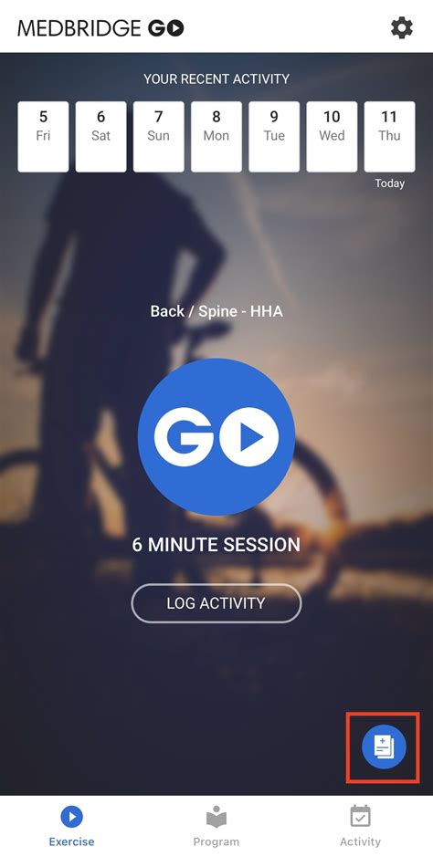 MedBridge Home Exercise 的图像结果