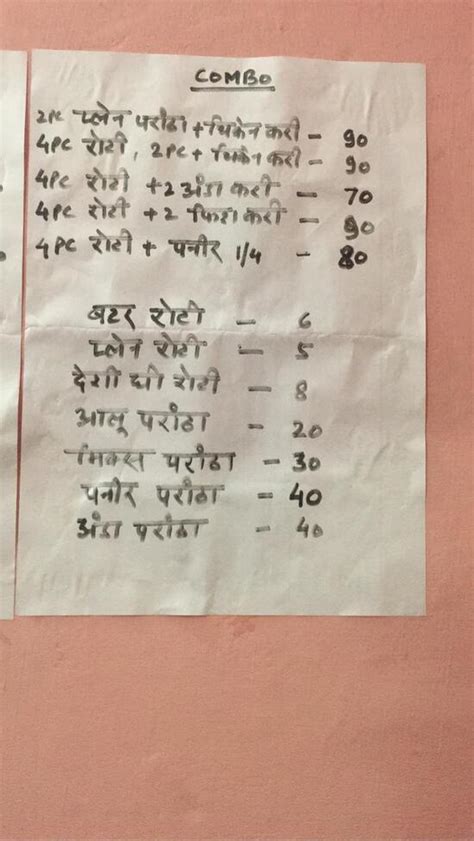 Menu at The Cafe Gully Gurugram - Take Away Counter, Gurugram