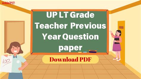 UP LT Grade Teacher Previous Year Question Paper, Download PDF